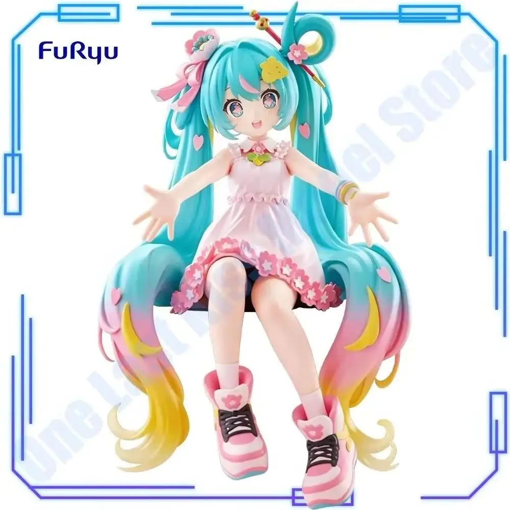 在庫あり-フリュー-オリジナル-正規品-ボーカロイド-初音ミク-10周年記念版-14cm-コレクションモデル-おもちゃ-ヌードルストッパーフィギュア-ギフト