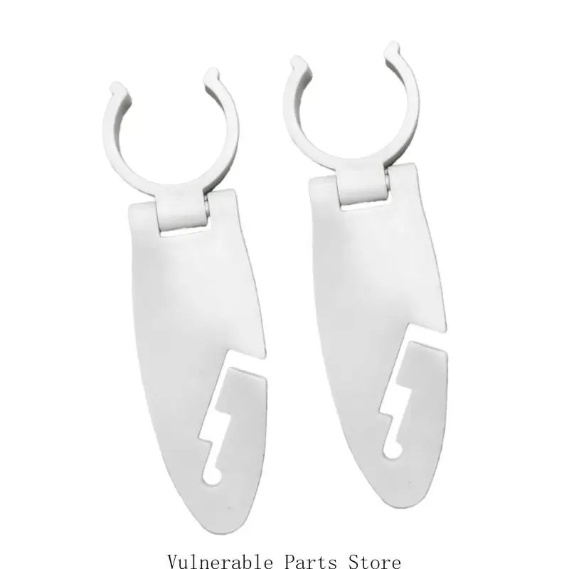 2pcs Plastic Holder for Various Kayak Paddle Board Clips Fixing Clamps Paddle Board Accessory Easy Installation