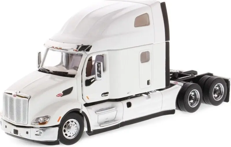 

New DM 1/50 PETERBILT 579 ULTRA LOFT TRACTOR WHITE Diecast Models By Diecast Masters For Collection Gift