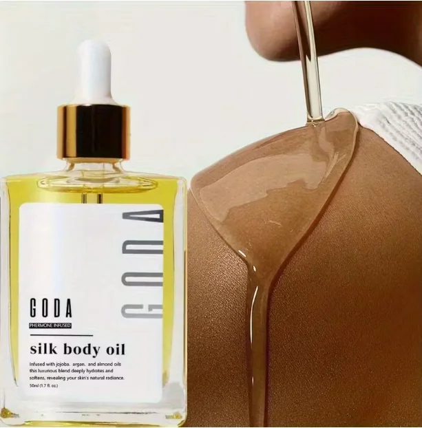 

Firming Moisturizer for Crepey Light Beige - GODA Women's Body Oil - Hydrating Post-Shower Skincare with Scented Blend - Wrinkle