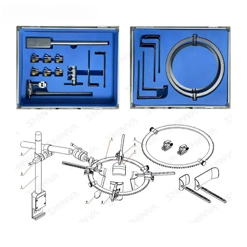 Modern Medical Bookwalter Retractor Set for Deep Abdominal and Pelvic Surgery, Stainless Steel Instrument Kit with