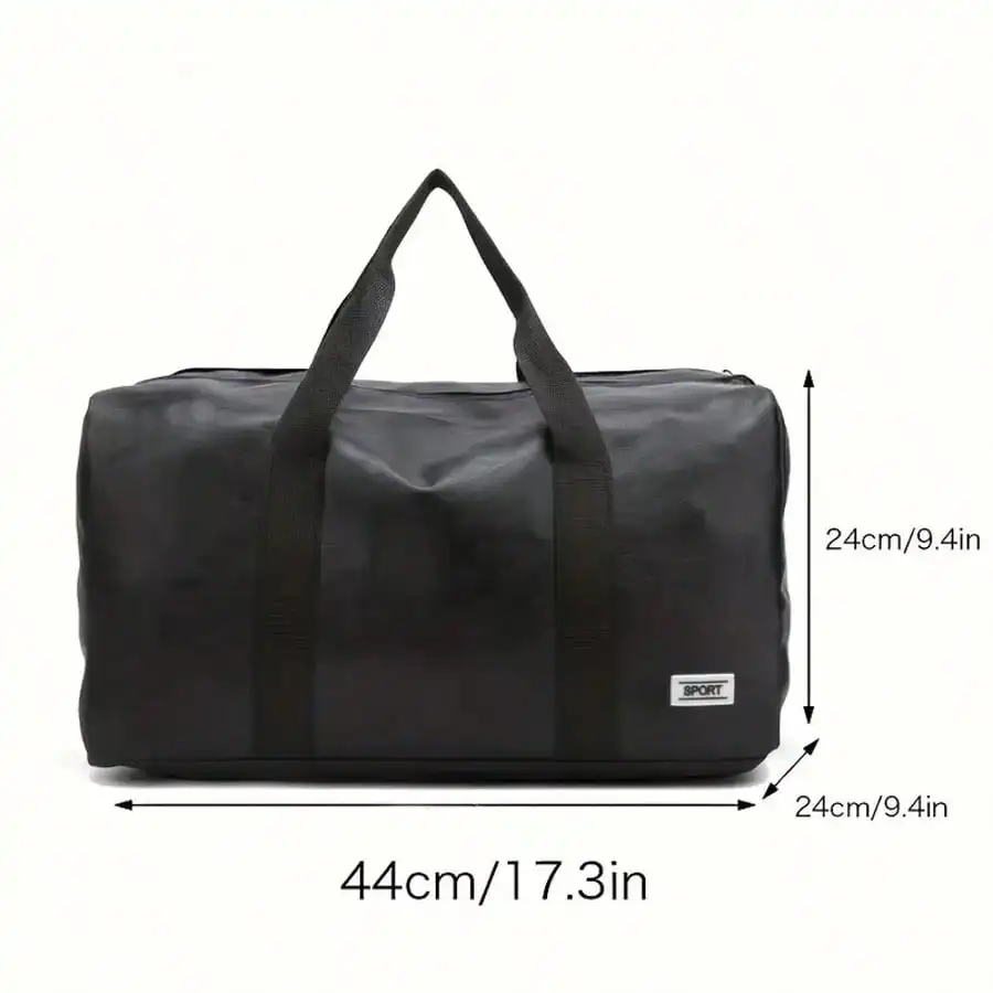 Bolsa de almacenamiento plegable para viaje, bolso de hombro ligero y de gran capacidad, material duradero, solo lavar a mano, equipaje de viaje.