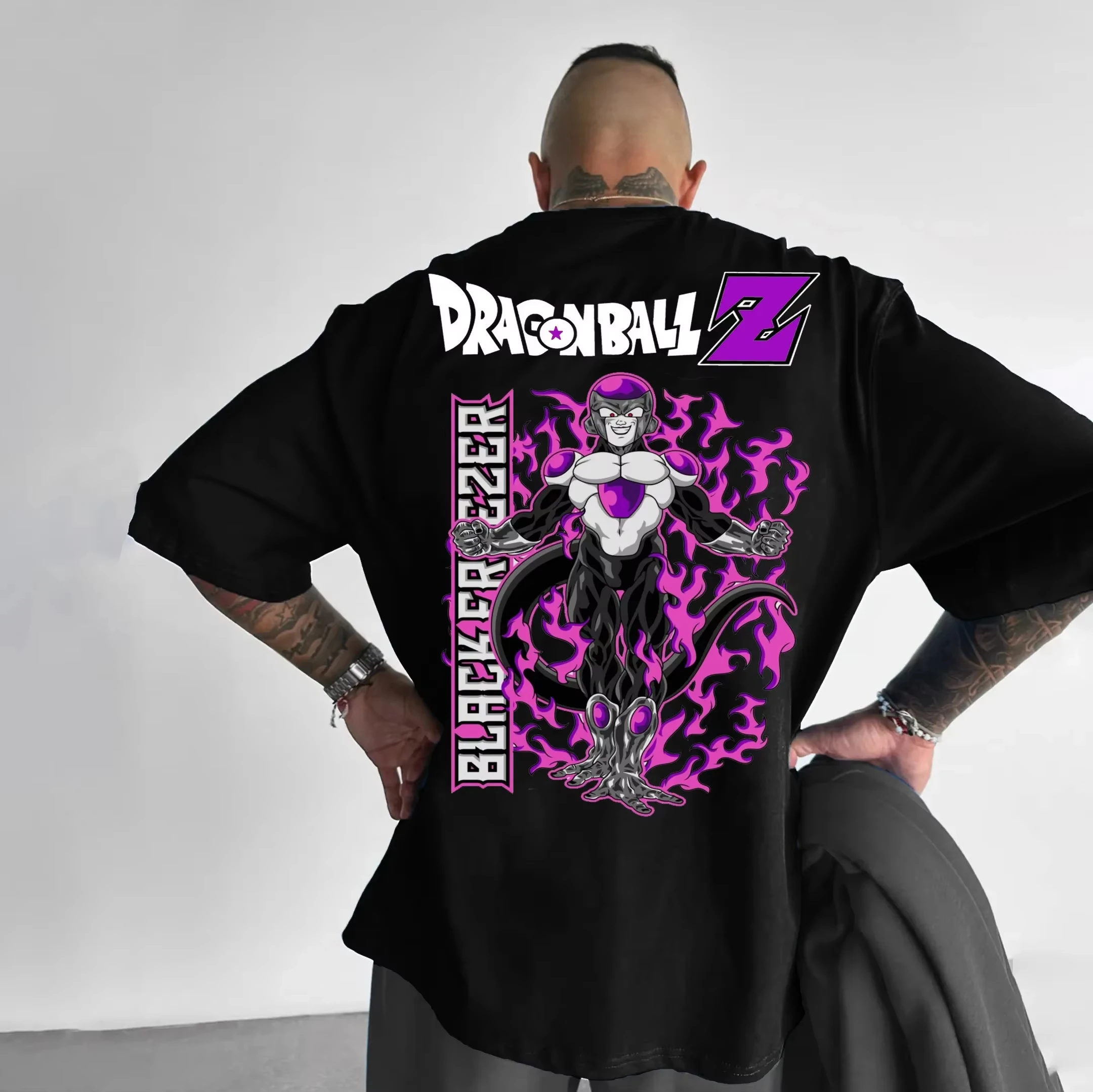 2026 Dragon Ball Animation Joint Sommer Neu T-Shirt Herren Street Hip Hop Locker Lässig Amerikanischer Trend Kurzarm-Oberteil