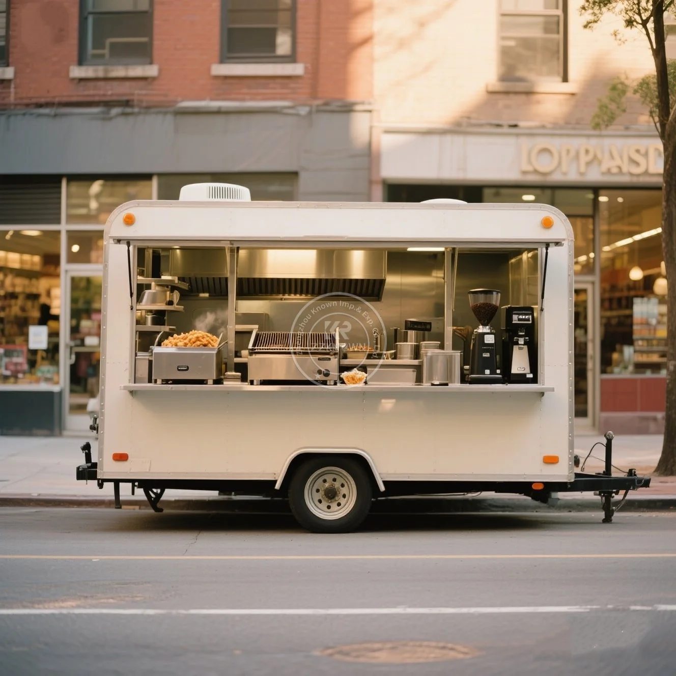 

Concession Custom Size Design Mobile Kitchen Food Truck Concession Trailer USA Street Food Truck Pizza Fast Food Trailer