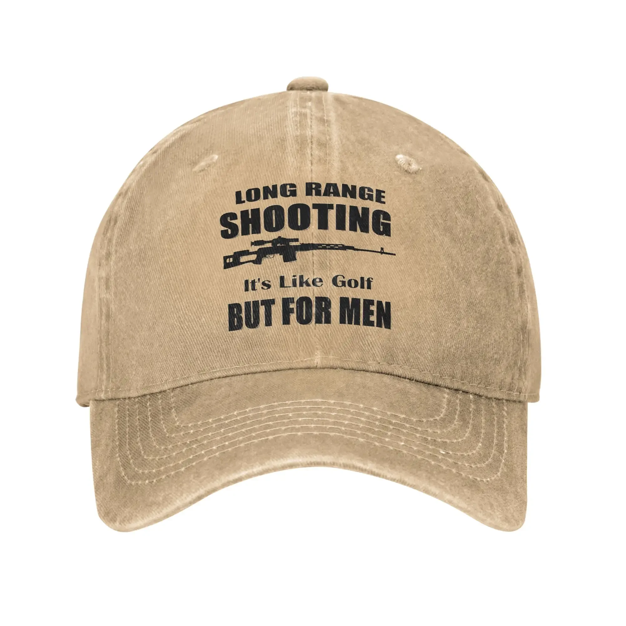 Long Ranges Shooting It's Like Golf But For Men Casual Baseball Cap Kpop Rock Trucker Hat Summer Fashion Snapback Cap