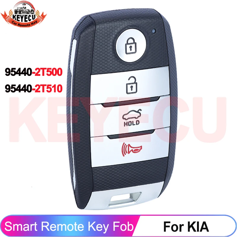 

KEYECU SY5XMFNA433 95440-2T500 95440-2T510 SY5XMFNA04 для KIA Optima Rio 2014 2015 2016 дистанционный ключ 315/433 МГц ID46 PCF7952 чип