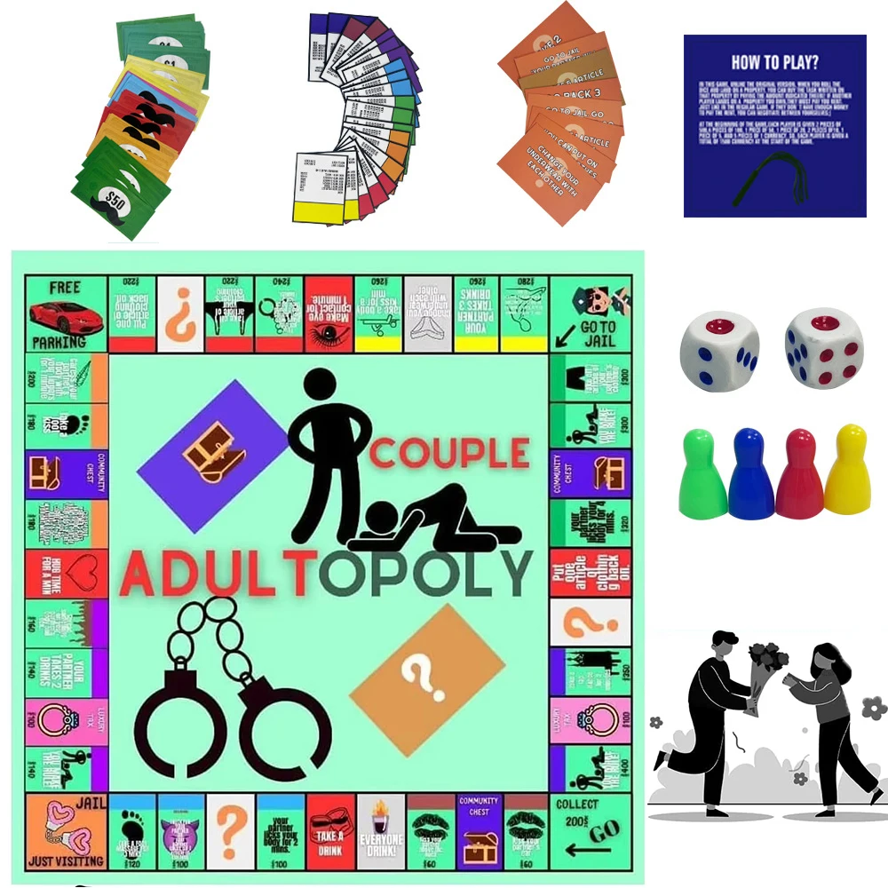 New Adult Couple Game Night Intimacy Deck Cards Board Game Adults Date Night Casual Card Game for Girlfriend Boyfriend