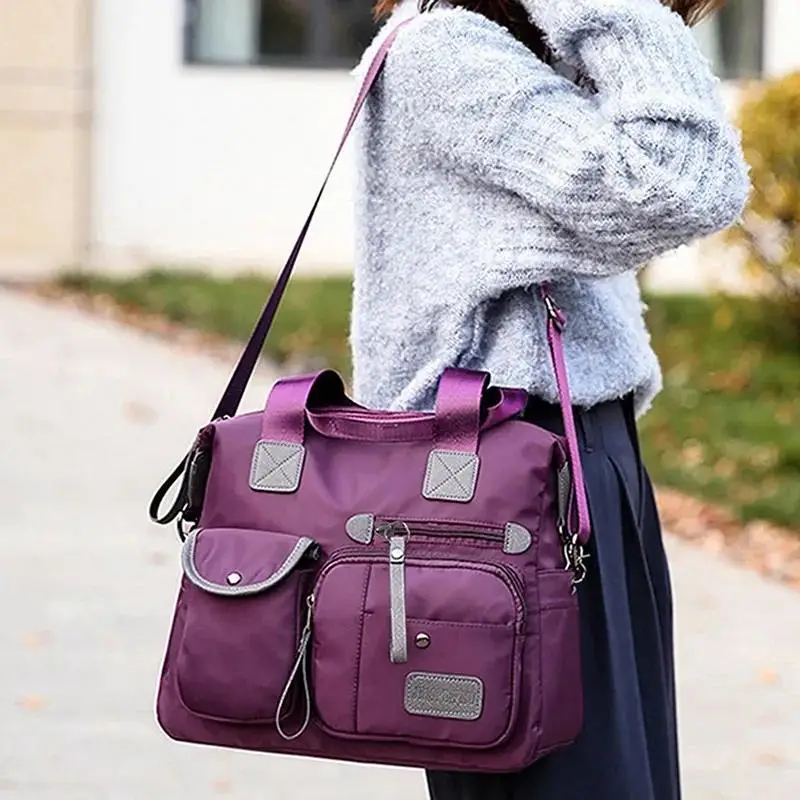 Practical New Arrival Nylon Women Messenger Bags Casual Large Capacity Ladies Handbag Female Crossbody Shoulder Waterproof