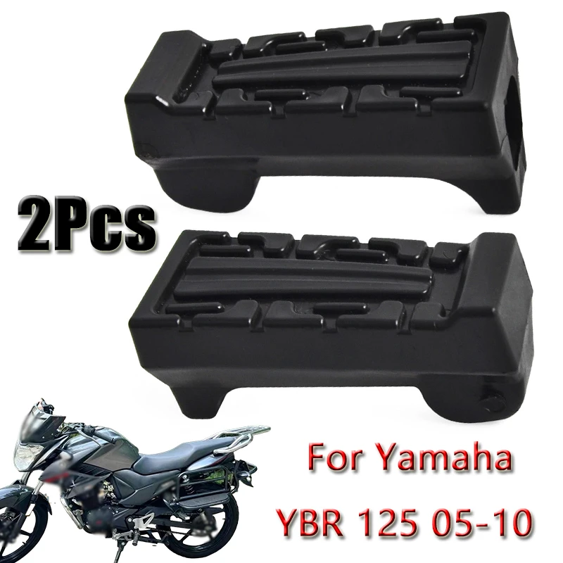 2 Piezas de Reposapiés Delanteros de Goma para Motocicleta Yamaha YBR 125 05-10 YBR 125 5VL-F7413-00, Accesorios y Herramientas de Repuesto
