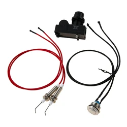 Universal Push Button Control Switch Ignition Automatic Ignition System Control AA Battery Type Ignitor with Electrode Spark