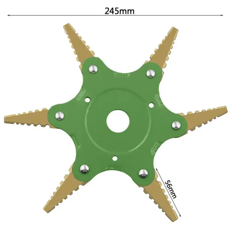 Imagem -06 - Lâminas do Aparador de Grama Weed Brush Cutting Head Disc Garden Power Tool Acessórios para Cortador de Grama Blades Cutter Head