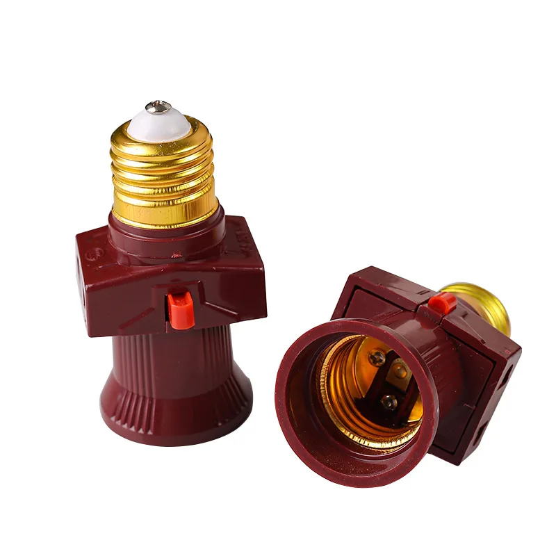 110-250V E27 Screw Bulb Holder Convert To With Switch Lamp Socket LED Bulb Adapter Lighting Support Dropshipping