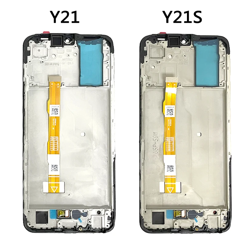 Tela de 6.51 polegadas para vivo y21s lcd v2110 display touch screen digitalizador montagem substituição para vivo y21 lcd v2111 quadro de exibição