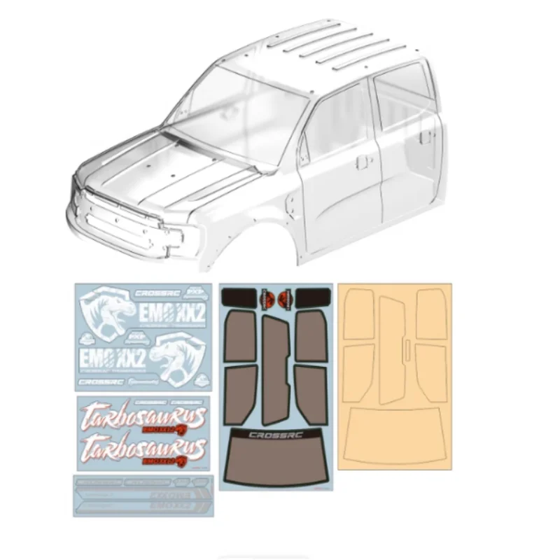 

CROSSRC EMO XX2 EMO XXL2 Transparent Front Shell CS-97401640