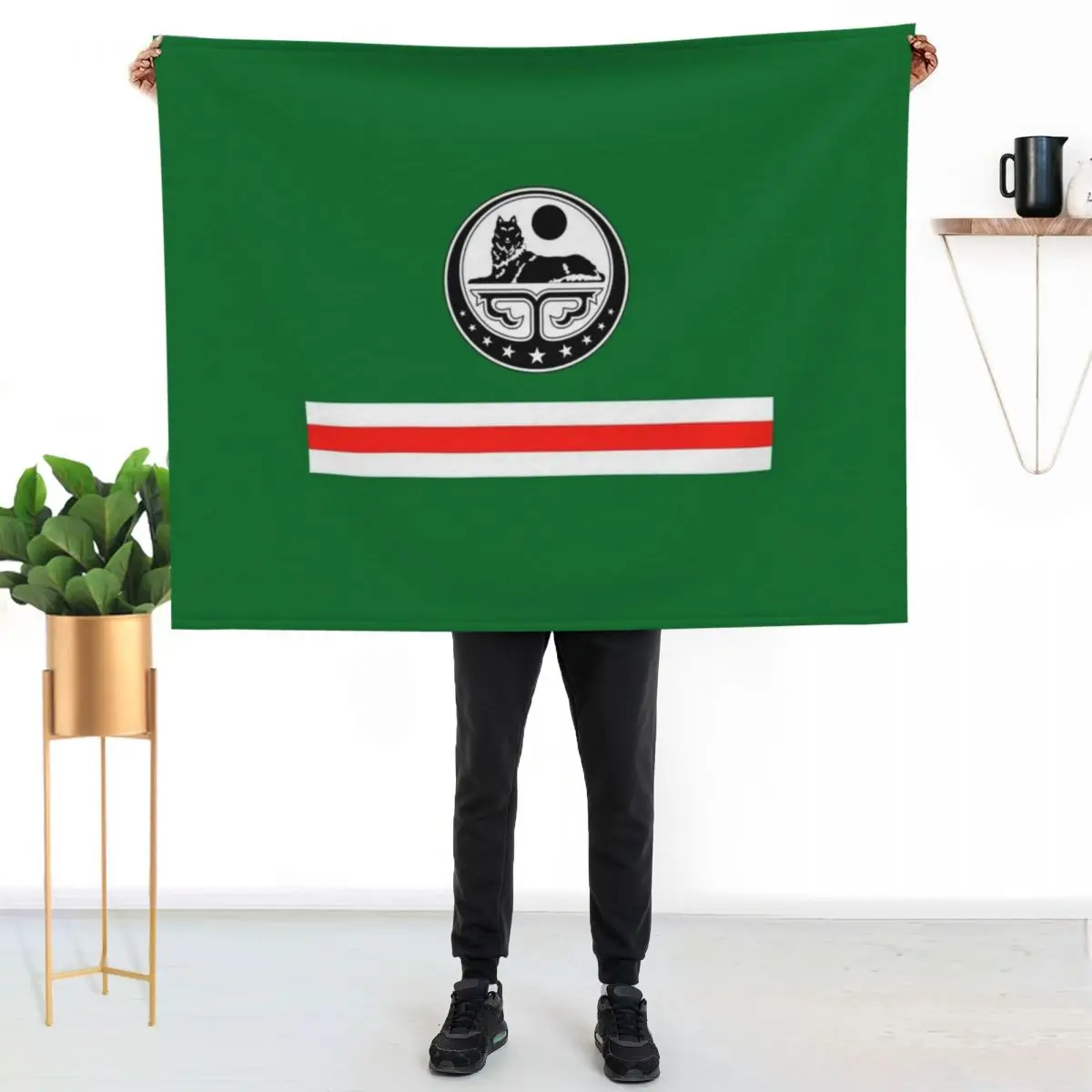 ICHKERIA FLAG Throw Blanket funny gift Soft Thermals For Travel Soft Plaid Personalized Gift wednesday Blankets