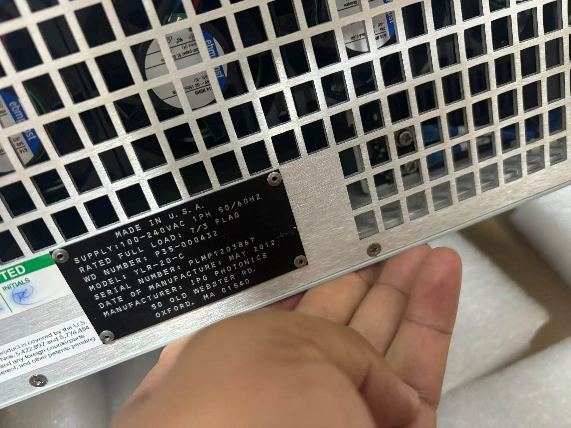 IPG YLR-20-C Fiber Laser