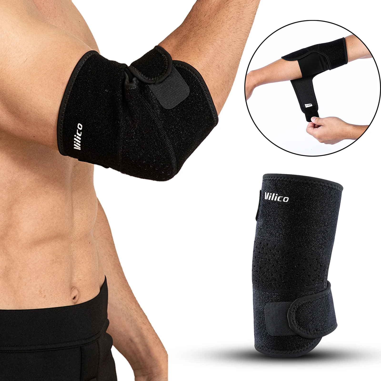 Elbow Compression Sleeve Support Brace Arm Warmers Arthritis Bandage Arm Pads Guard Stretch Accessories For Women Men