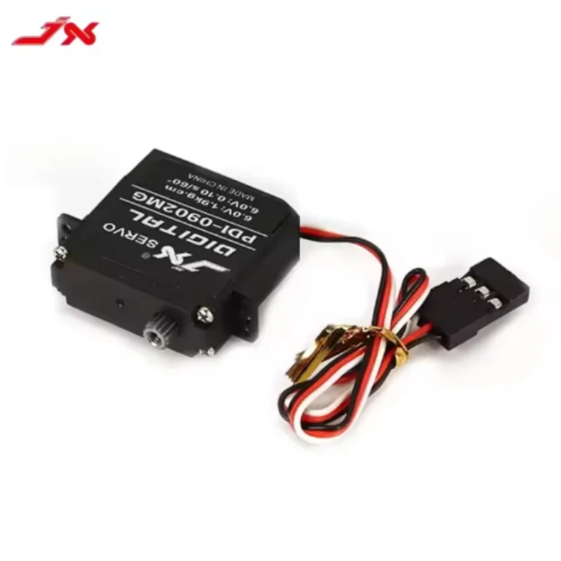 JX PDI-0902MG 9.4g أجهزة رقمية بدون قلب-1.4kg-cm@4.8V 1.9kg-cm@6V 2.6kg-cm@7.4V، 330 هرتز 2BB 0.07-0.12sec/60 ° سامسونج RC سيرفو #4