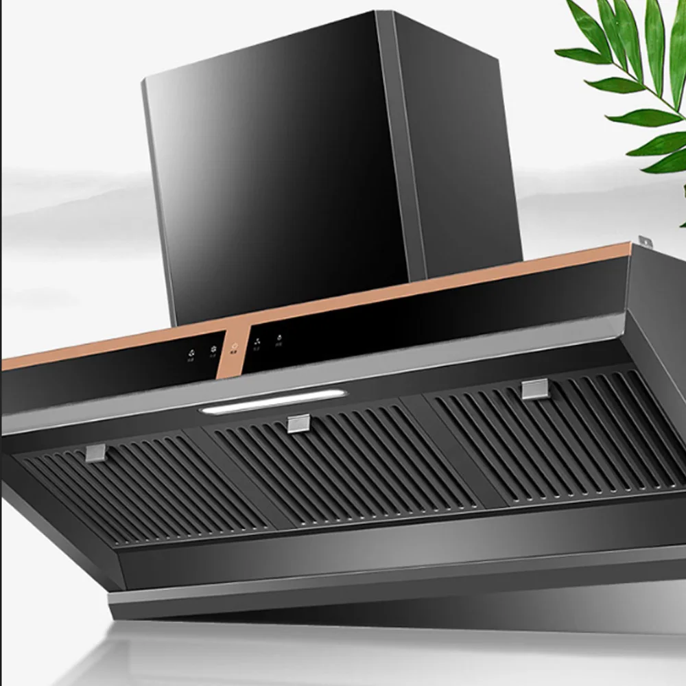 Kitchen Powerful Side Suction Commercial Range Hood Suitable For Hotel Canteen Restaurant High Power Range Hood