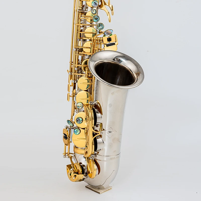 French Blue Label Mark VI Tenor Saxophone, White Nickel finish, complete with case and mouthpiece accessories