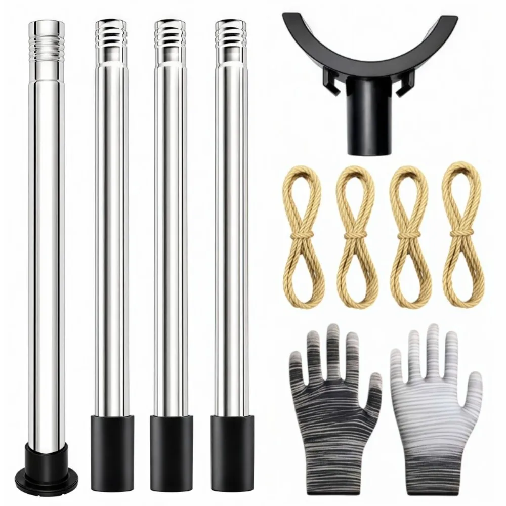 Stainless Steel Tree Support Stake 1.5m/1.9m Durable Branch Support Brace Prevent Breakage Sturdy Garden Plant Stake