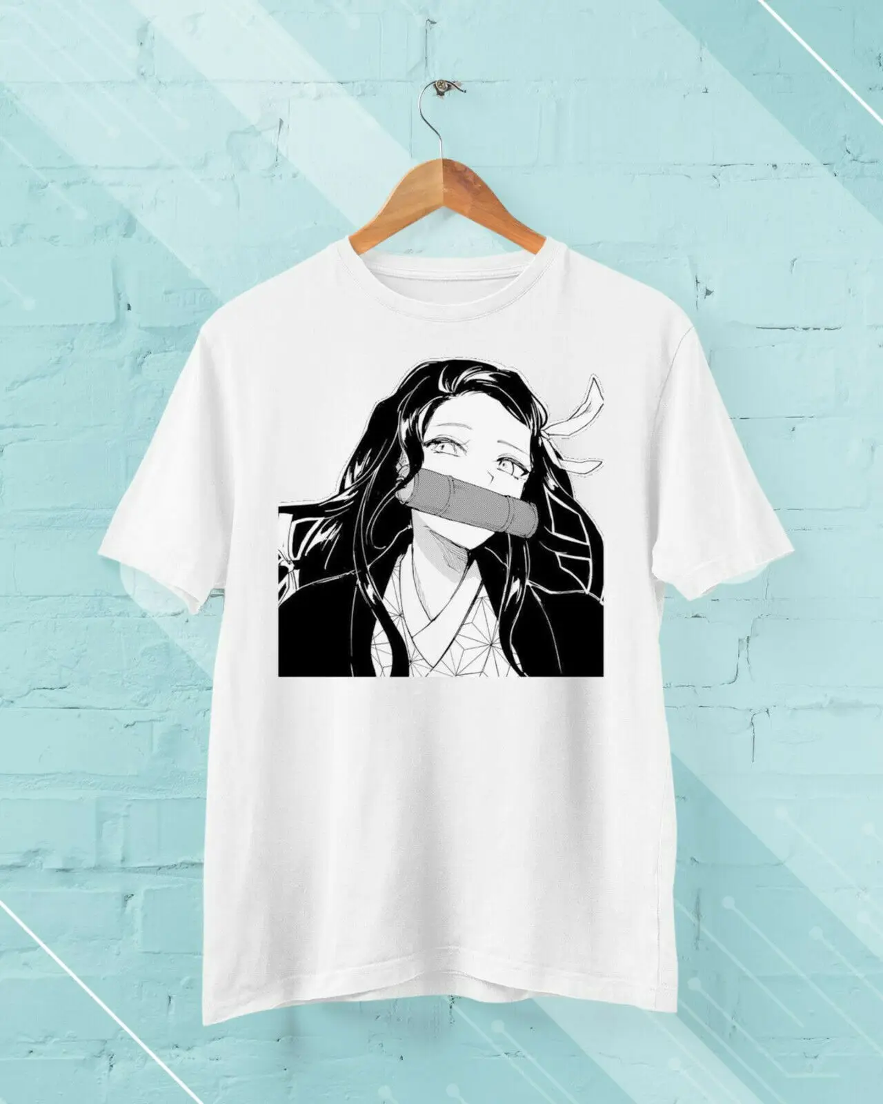 Nezuko-Camiseta clásica Unisex para adulto, demon slayer, kimetsu no yaiba