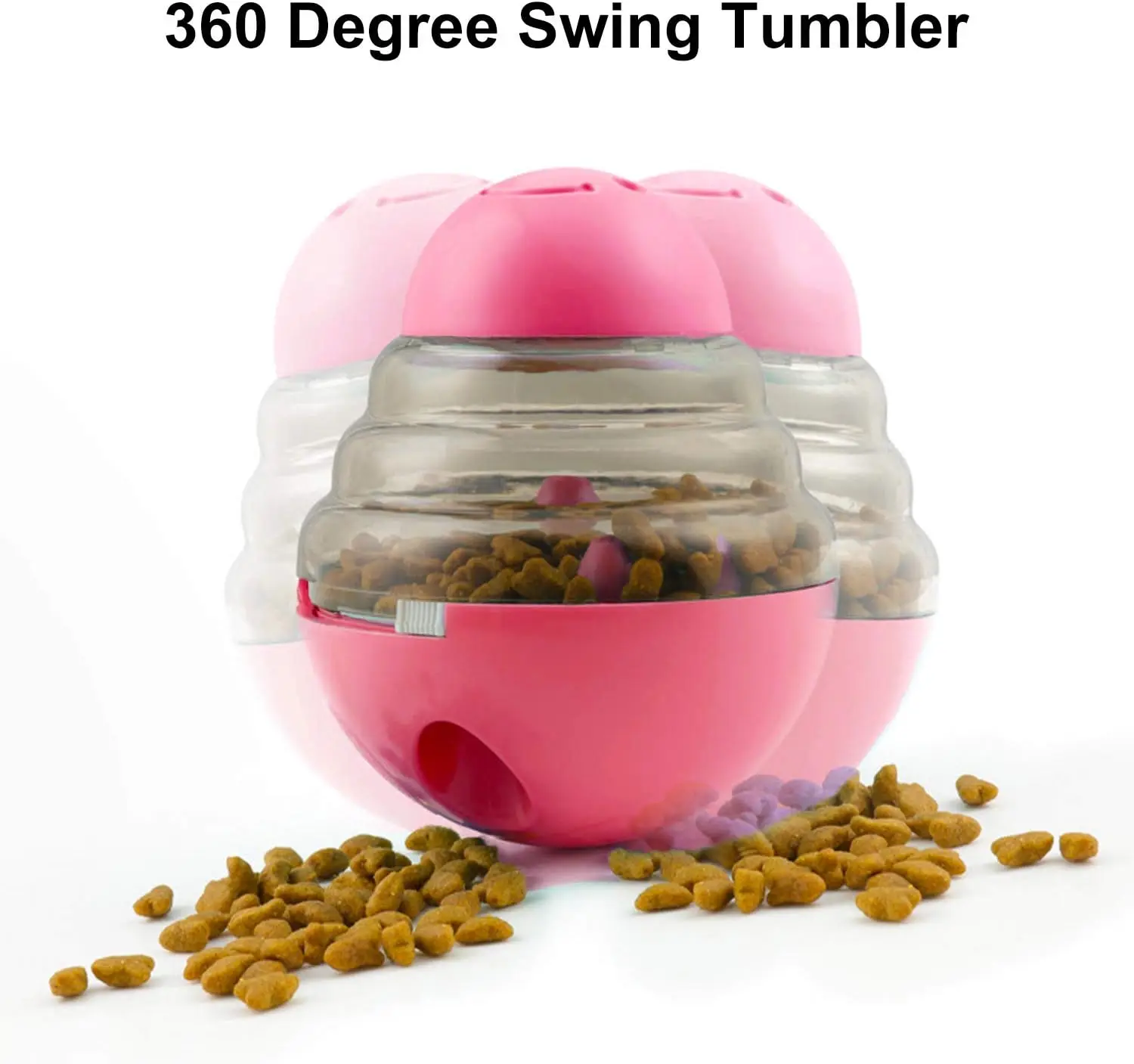 Pet Supplies Dog Leaky Food Toy Interactive Dog Cat Toy Food Treat Dispensing Toys Slow Feeder Treat Ball for Pets Increases IQ