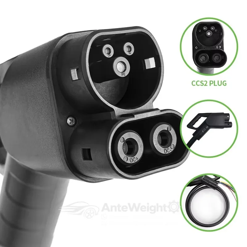 CCS2 DC EV Fast Charging Gun with 5M Connectors Plug 125A 1000V TUV/CE Certified New Condition
