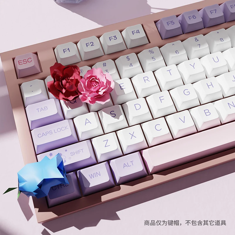 Lucky 80-Themen-Tastenkappen PBT Dye-Sub XDA-Höhe für mechanische Tastatur Wooting 60 65 68 Magnetschalter-Tastatur Madlions Mad 60he
