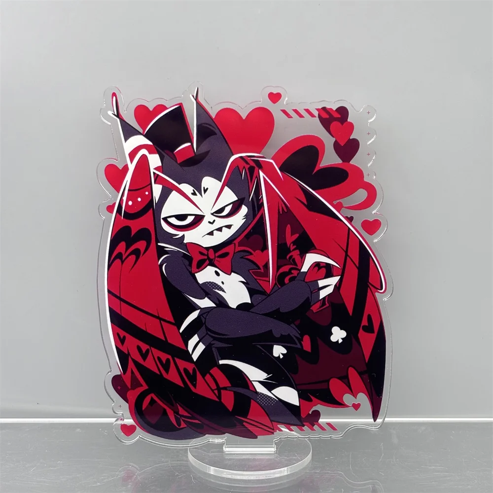 Anime Hazbin Hotel Charlie Morningstar Cosplay Stand Acrylic Figures Vaggie Desktop Standing Sign Model Decor Birthday Gifts