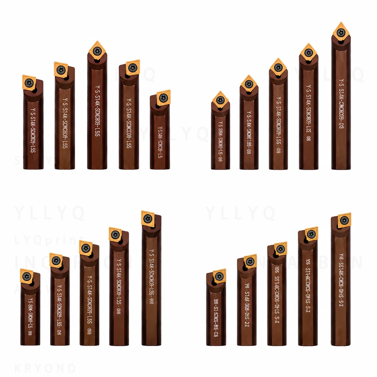

1set S14X SCACR09 SCMCN09 SCACL09 excavator boring machine special boring tool inside hole turning tool digging machine tool rod