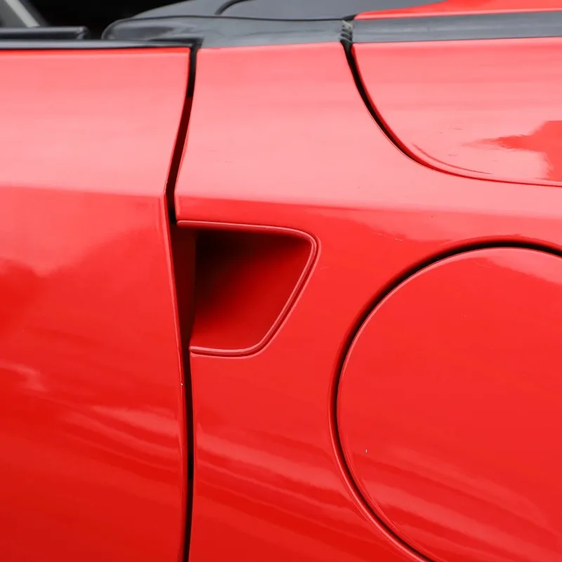 For Chevrolet Corvette C7 2014-2019 Car Styling ABS Matt Black Car Door Handle Bowl Cover Trims Sticker Car Accessories（4 Color）
