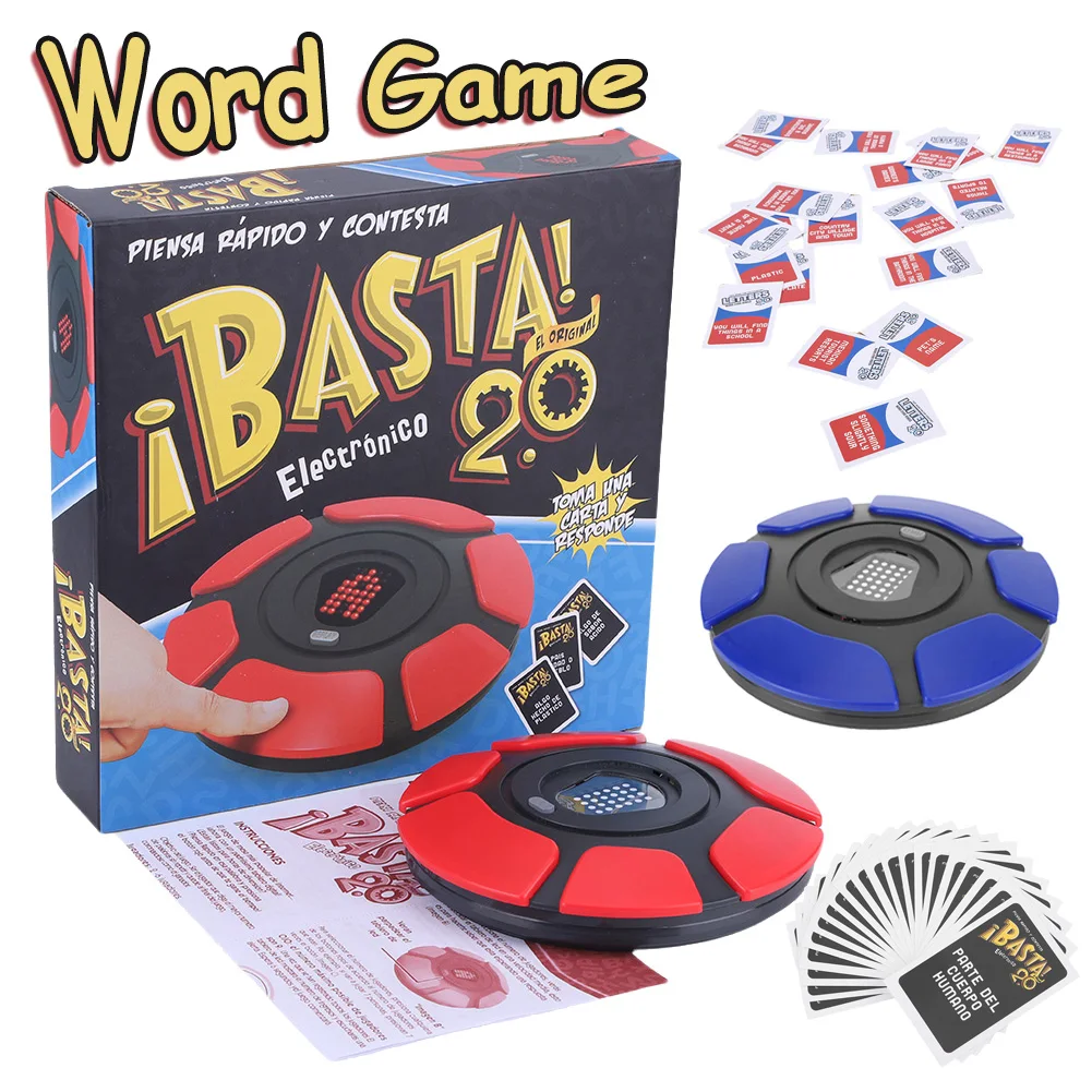 Spanish Word Game Version Think Tapple Board Game Fast-paced Family Gathering Letter Toys Lengua española Juegos De Mesas ﻿