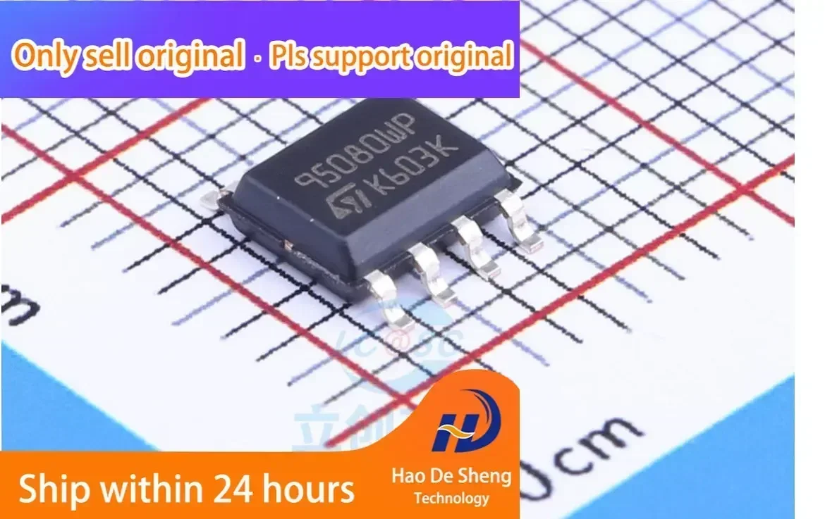 10PCS/LOT M95080-WMN6TP 95080WP SOP-8 Memory IC New Original In Stock