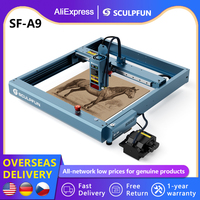 Sculpfun SF-A9 40W Laser Engraver Cutting Machine with Ultra-fine Laser Spot 0.1mm Precise Positioning with Automatic Air Assist