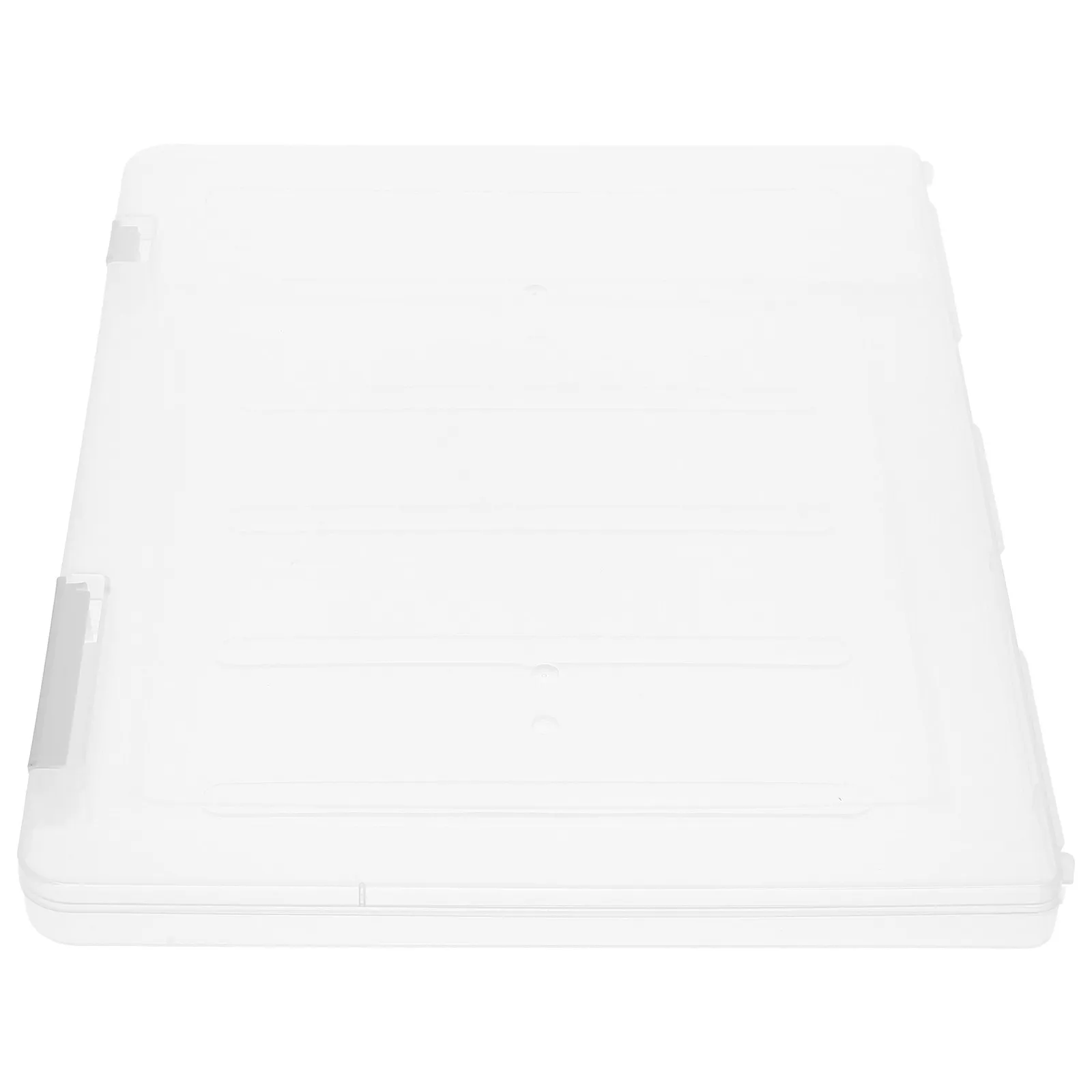 Lightweight PP Transparent Document Organizer Box for Office Home School Use A File Folder Storage Papers Classification