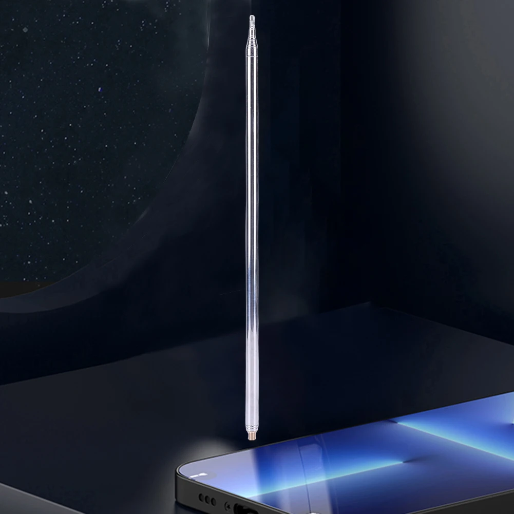 1/2 個 5.55 メートルステンレス鋼ホイップアンテナプルロッドポジティブホイップアンテナ伸縮式アンテナ DIY 伸縮式ホイップ HF ラジオ用