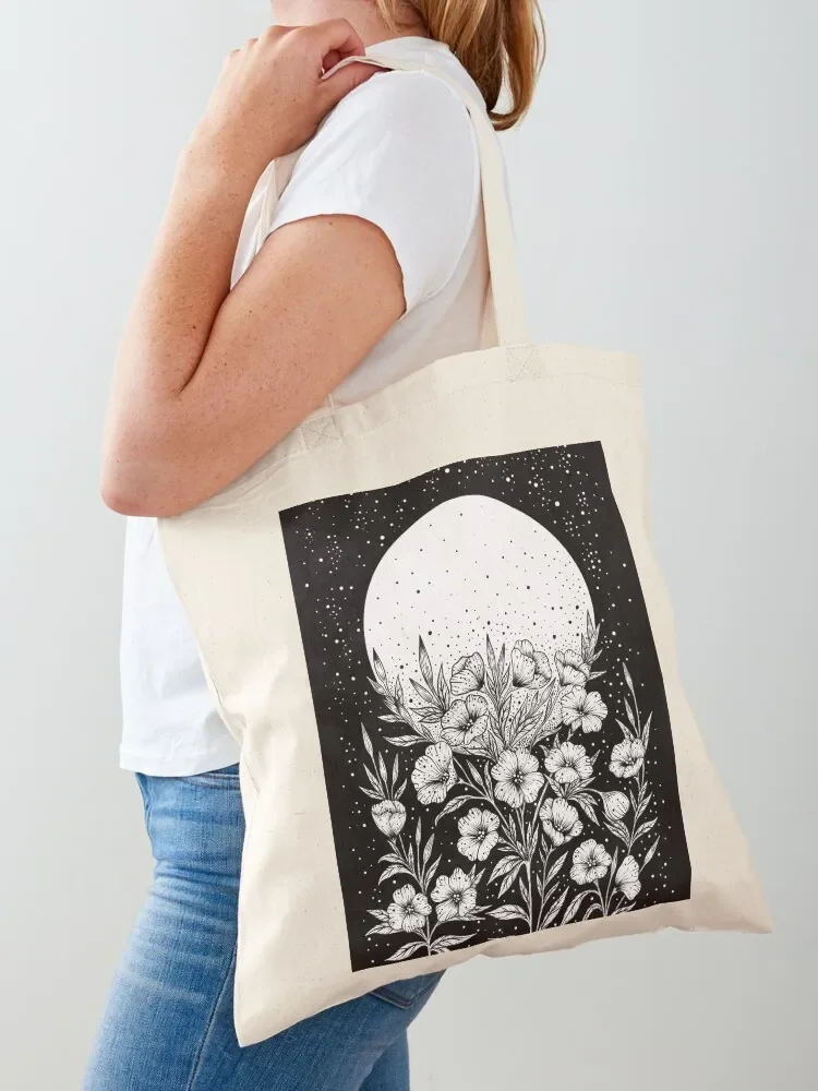 

Moon Greetings Tote Bag supermarket folding bag tote bag university large size bags reusable shopping bags