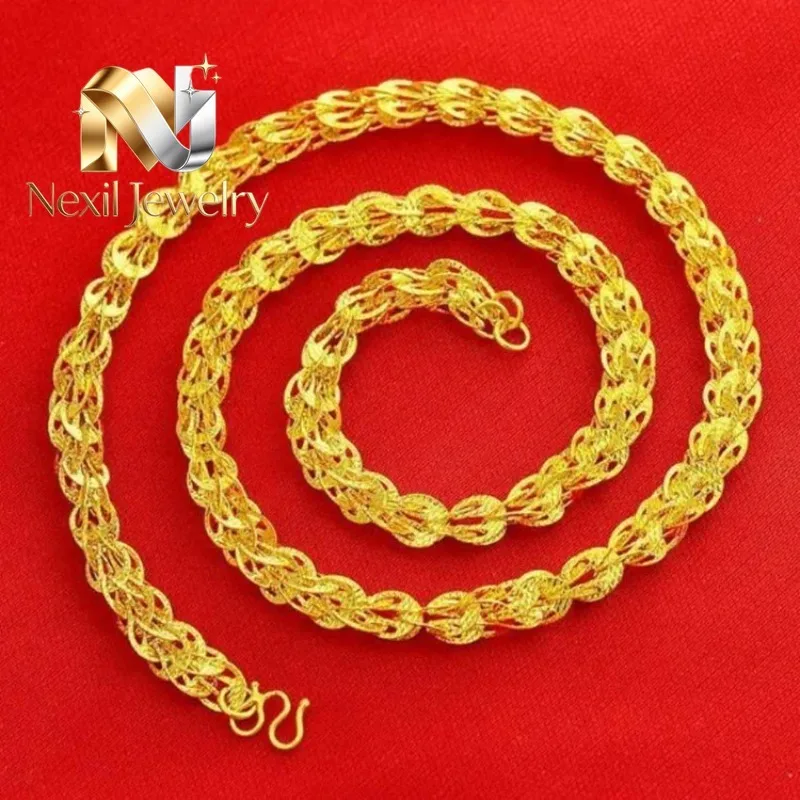 

Nexil Jewelry Nexil Jewelry Women's 24K Gold AU999 Sweater Chain Phoenix Tail Necklace - Exquisite phoenix, heavy texture, va