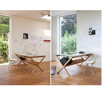 All solid wood computer desktop notebook writing desk, simple, modern and simple, desk