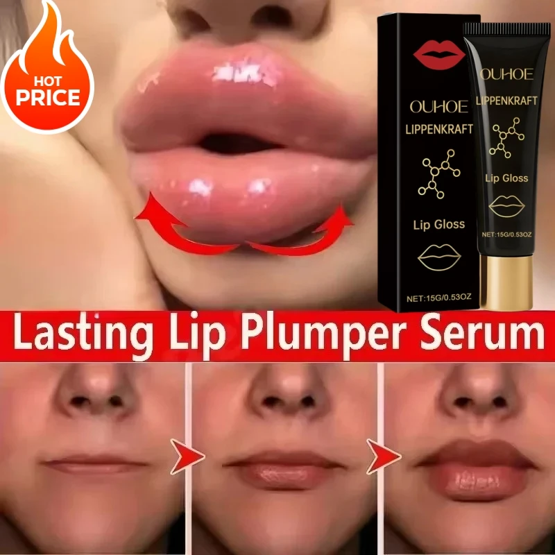 

Lip Plumper Oil Instantly Volumising Increase Lip Elasticity Long-lasting Plumper Lip Gloss Nourish Moisturize Sexy Beauty Makeu