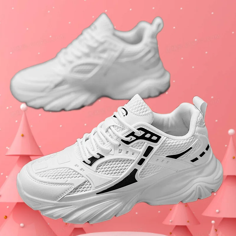 

Trendy Low Cut Casual Sports Shoes for Men - Comfortable Lining, Breathable Mesh Fabric, Basketball Shoes, Suitable for Jogging