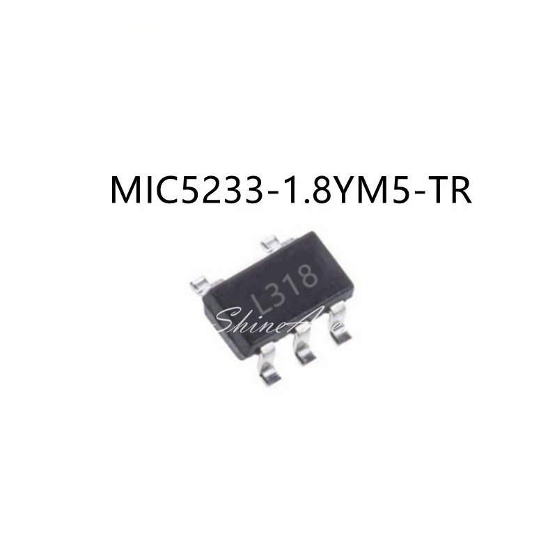 

10PCS MIC5233-1.8YM5-TR L318 MIC5233-2.5YM5-TR L325 MIC5233-3.0YM5-TR L330 MIC5233-3.3YM5-TR L333 SOT23-5 New Original