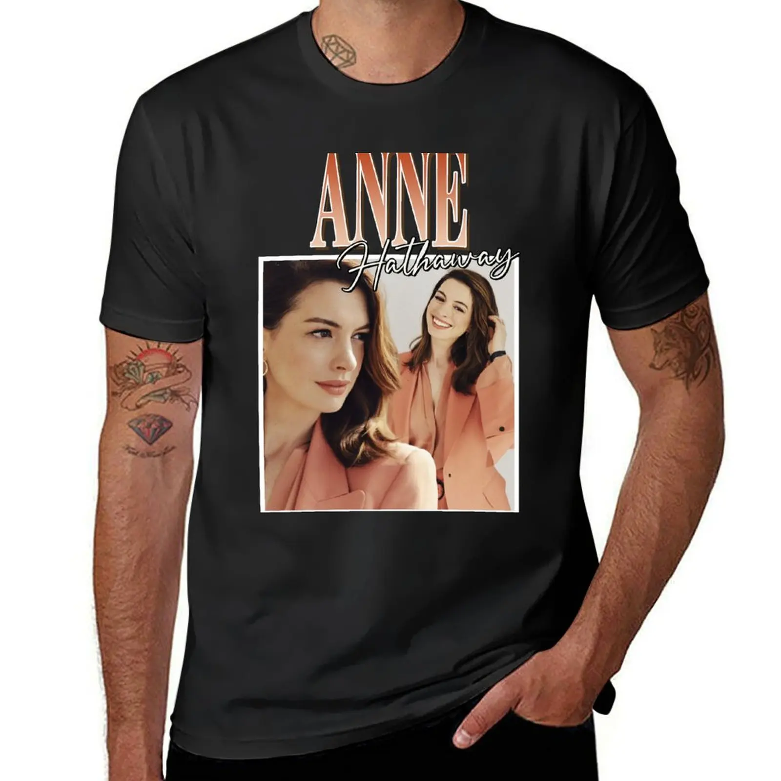 Anne Hathaway T-Shirt Blouse for a boy fruit of the loom mens t shirts