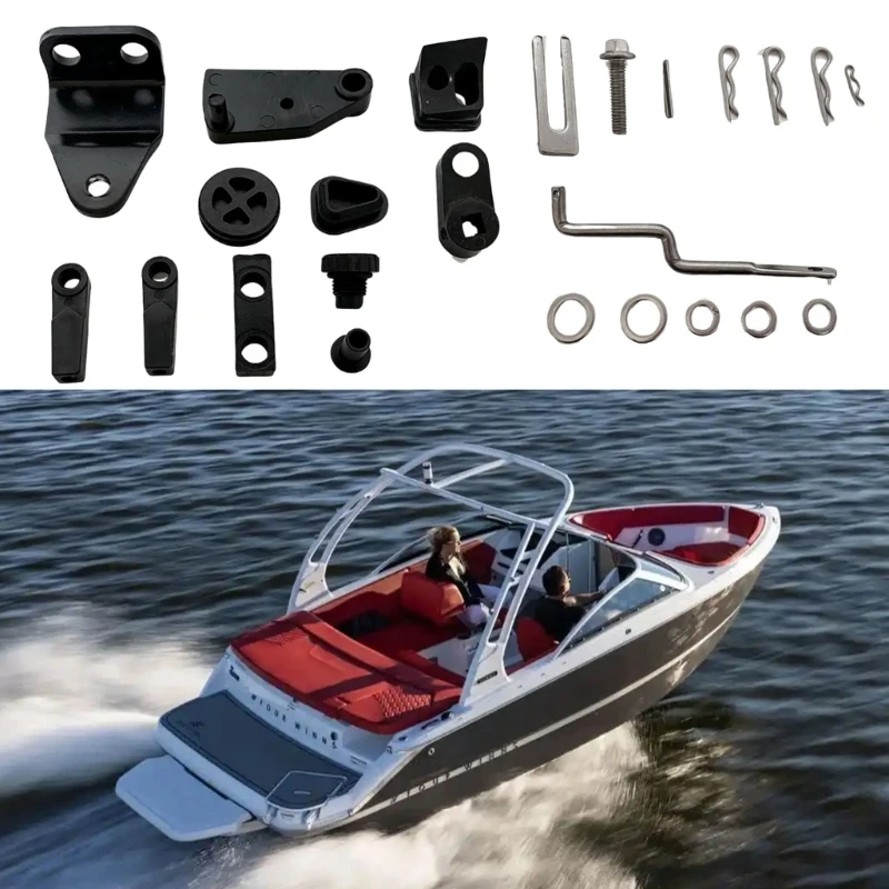 

65W-48501-00 for 4 Strokes F25 Engine Throttle and Shifts Attachment Set Marine Remote Steering Accessories X37F