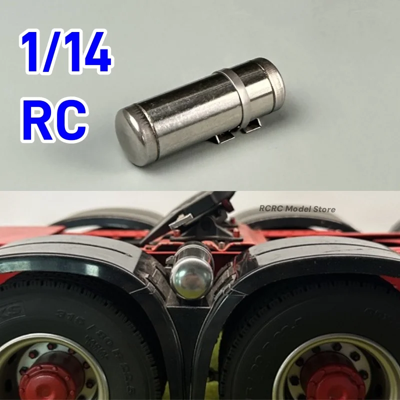 

1/14 RC Truck Air Tank Gas Storage Tank Metal Decorative SCALECLUB Parts For Tamiya 1 14 RC Tractor Truck Accessories Parts