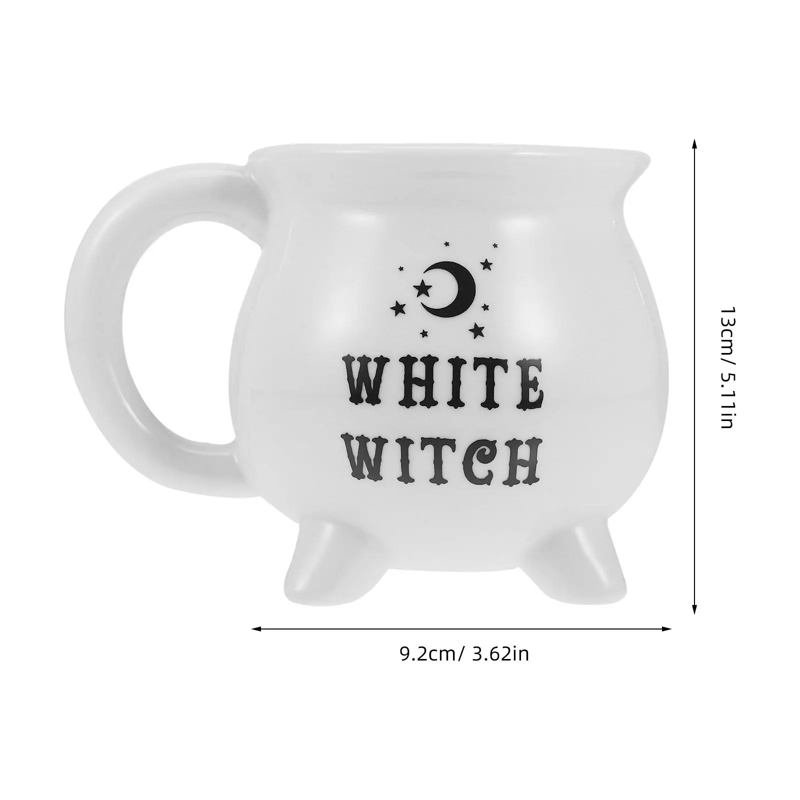 Ceramic Halloween Mug Witch Cauldron Shape Moderate Capacity Coffee Tea Cup Halloween Gift Ceramic Cup Tea Mug