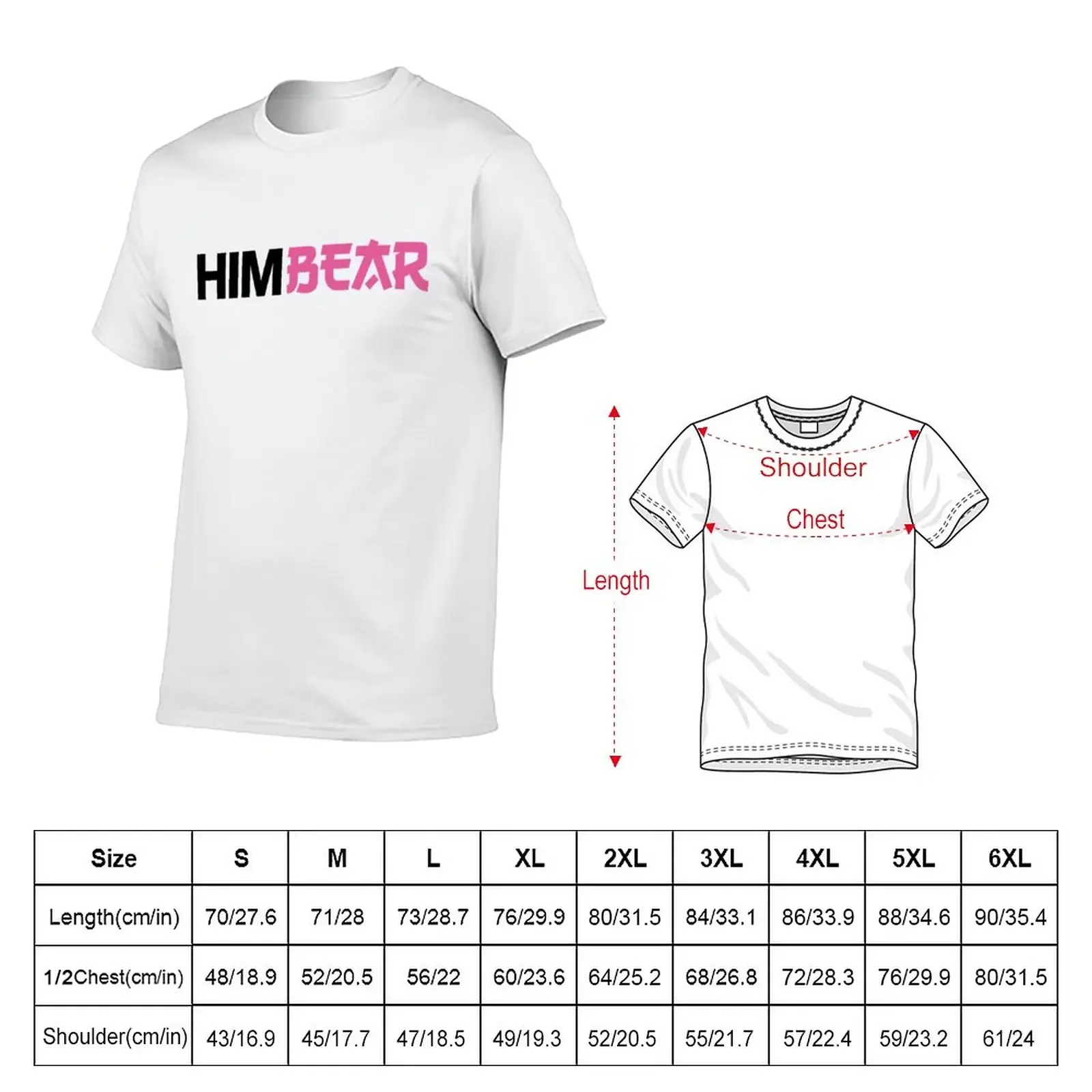 New HimBear Apparel - Black Letter v.2 (Won't appear on some specific color products) T-Shirt