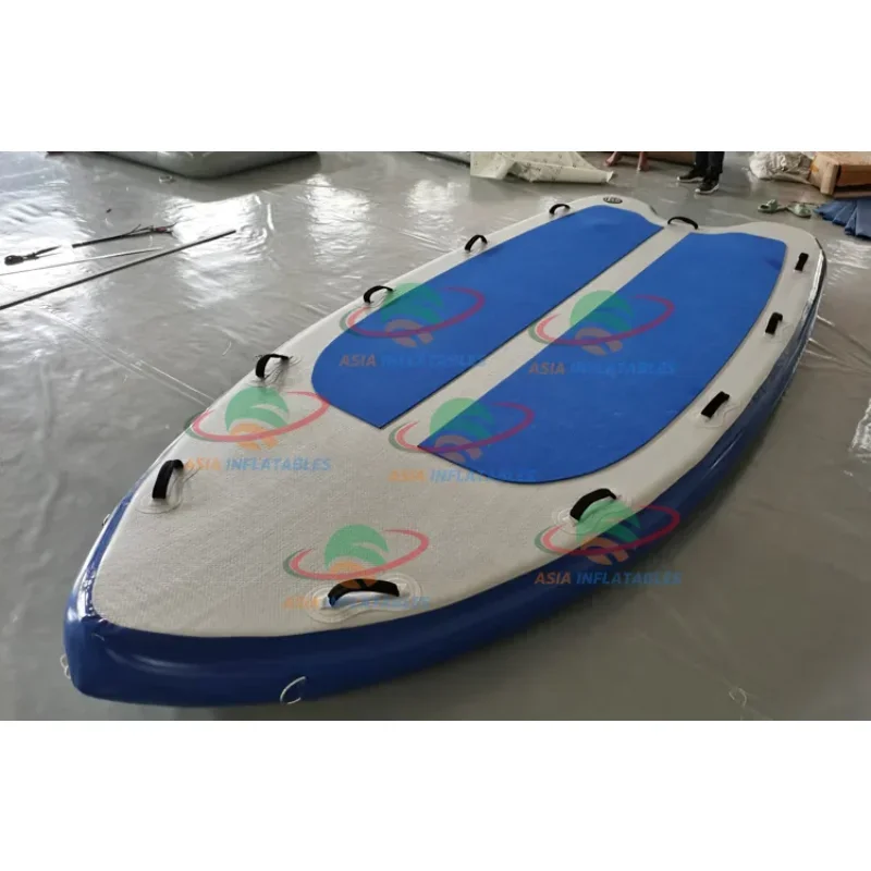 Water Sports 5.5mx2m Team Party Multi Person Mega Inflatable Paddle Board Big Sup