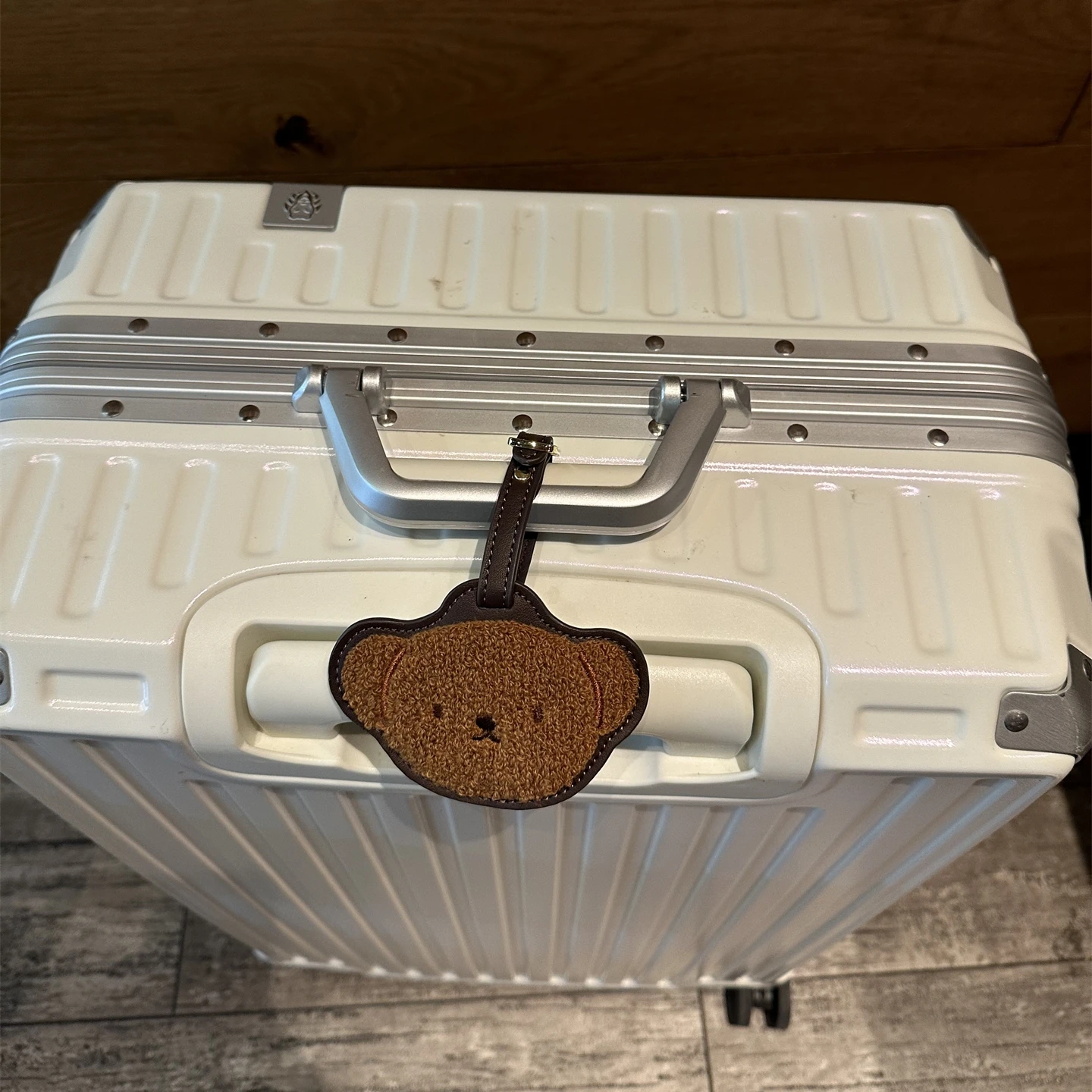 ميفي بوريس لطيف مطرز علامة الأمتعة الجلدية علامة تحديد الأمتعة Kawaii مكافحة فقدان تحقق في العلامة اسم العلامة علامة معلقة #2